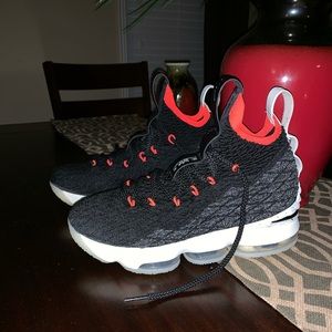 Labron James basketball shoes.